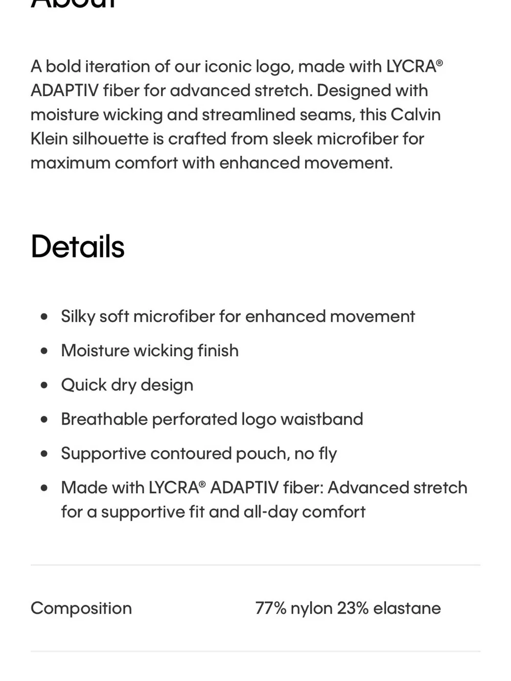 Calvin Klein intense power motion low rise Trunk - black - large logo